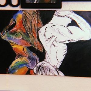 It’s complicated hand painted